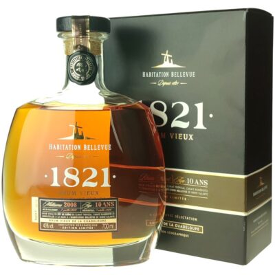 Habitation Bellevue 10 Ans 2008 1821, Rhum de Guadeloupe